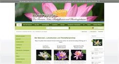 Desktop Screenshot of nymphaion.de